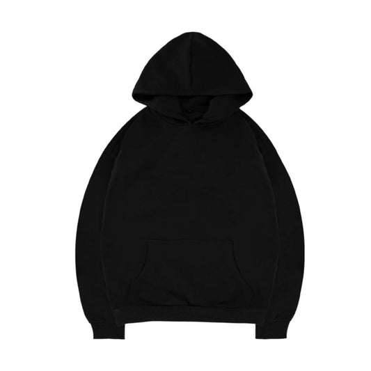 BOXY HOODIE BASIC (BLACK)